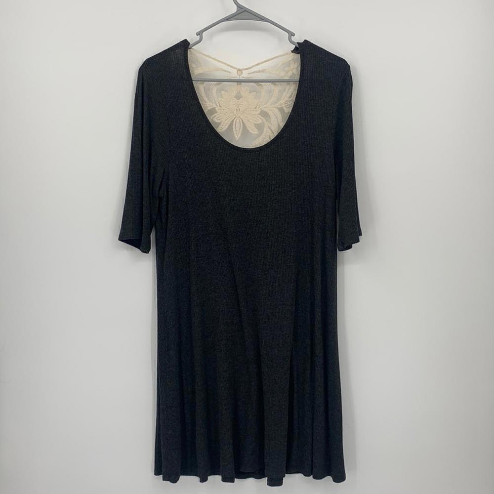 Vanity 3/4 Sleeve Dress with Lace Women’s Size Large - Picture 1 of 6